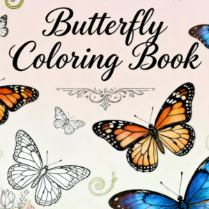 Kolorowanka: "Little Butterfly World"