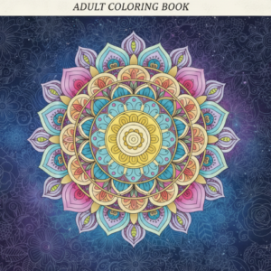 Kolorowanka: "Mandalas and flowers"