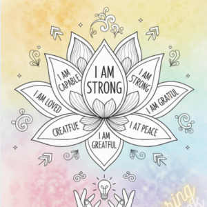 Kolorowanka: "Motivational affirmations"