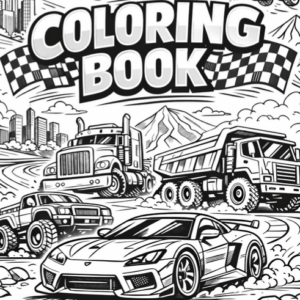 Kolorowanka dla dzieci: "My first cars"